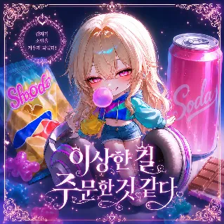 이상한 걸 주문한 것 같다