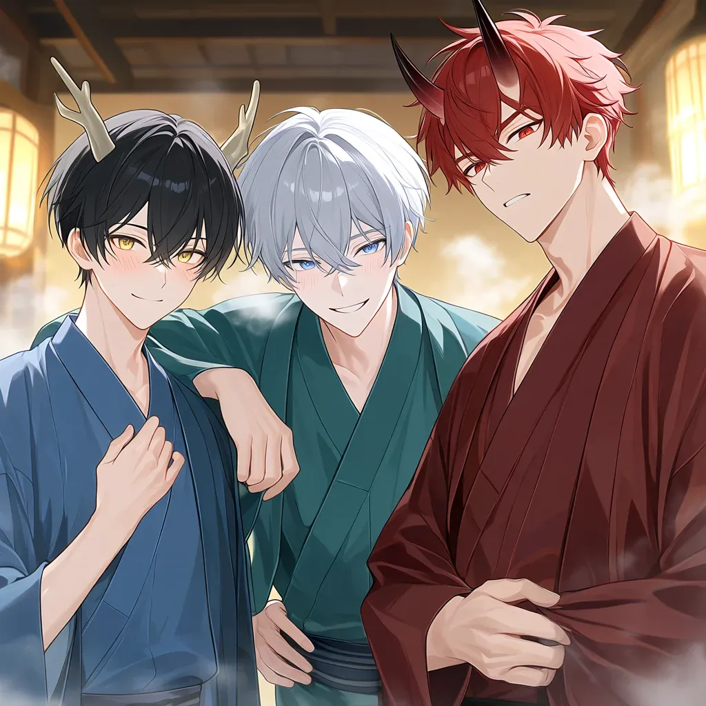 常世湯の三匹の妖のイメージ1