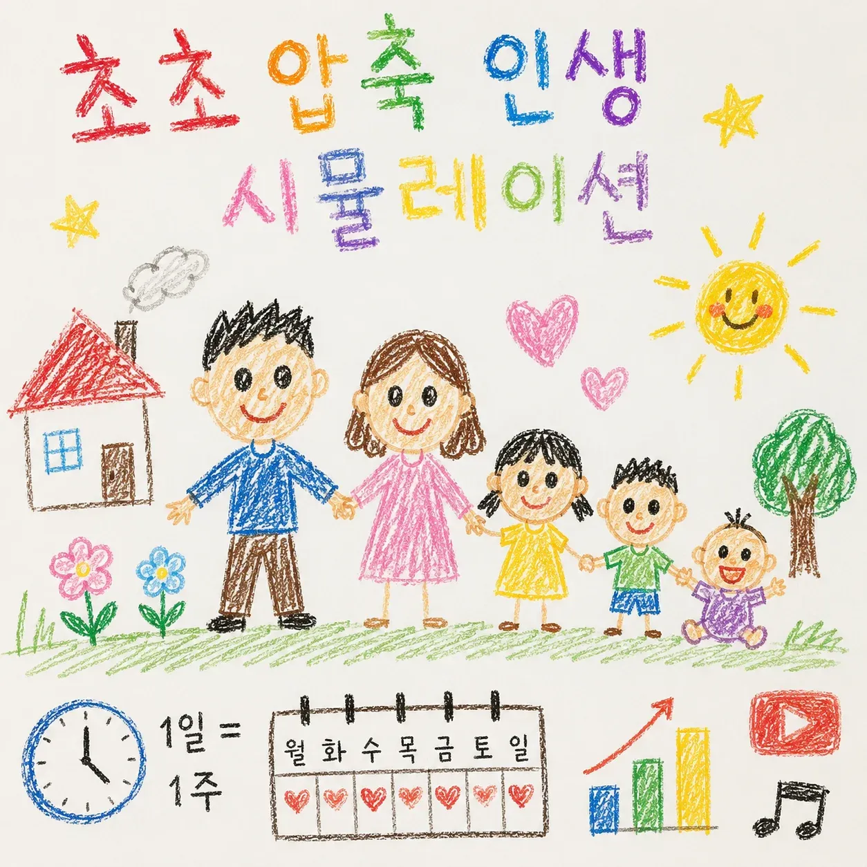 초초초 압축 버전 인생 시뮬레이션 이미지 1