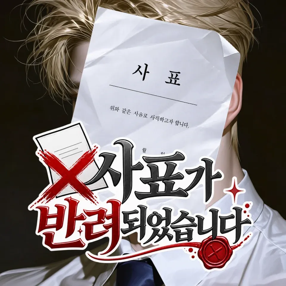❌사표가 반려되었습니다 이미지 1